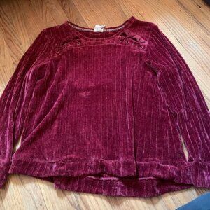 soft velvet sweater by knox rose